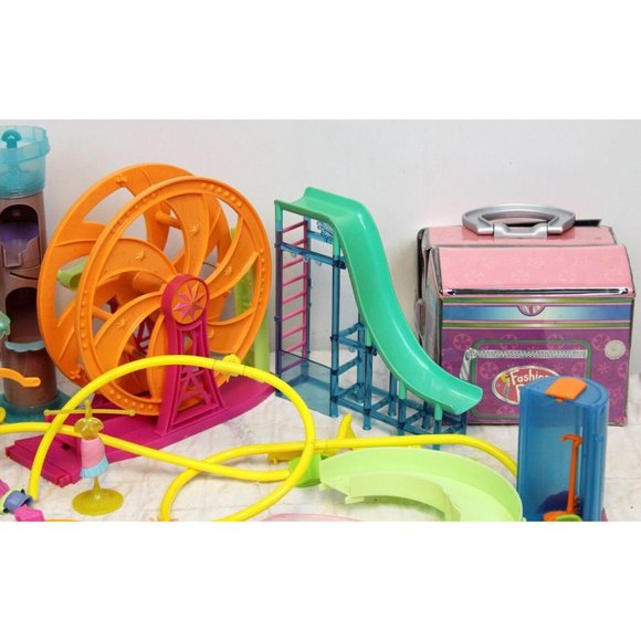 5 Lb Lot Of Mixed Polly Pocket Incomplete Playset Parts & Accessories No Dolls - Picture 5 of 9
